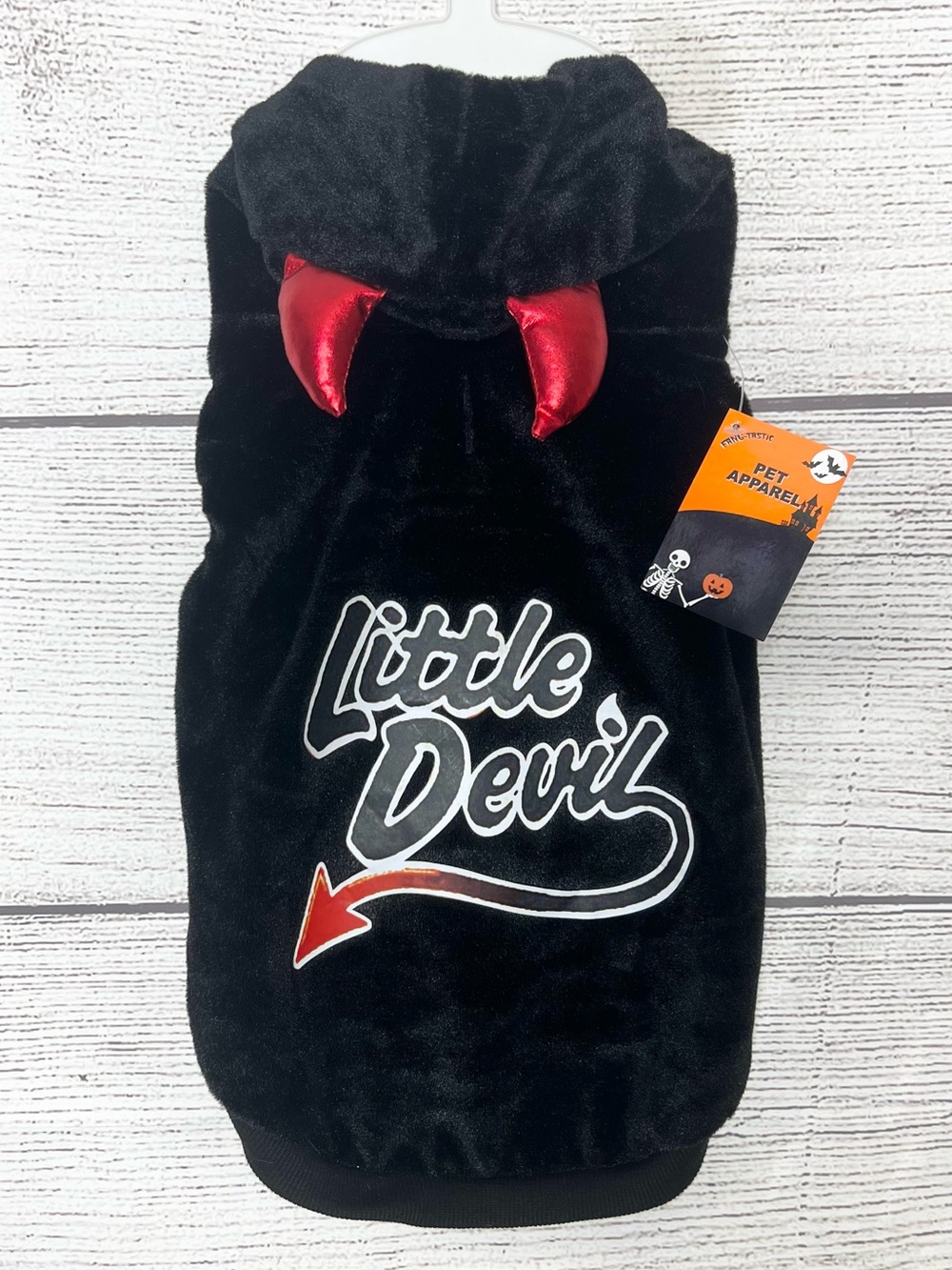 NWT Dog Hoodie Little Devil Halloween Costume Size Medium (Small Dog Clothes)